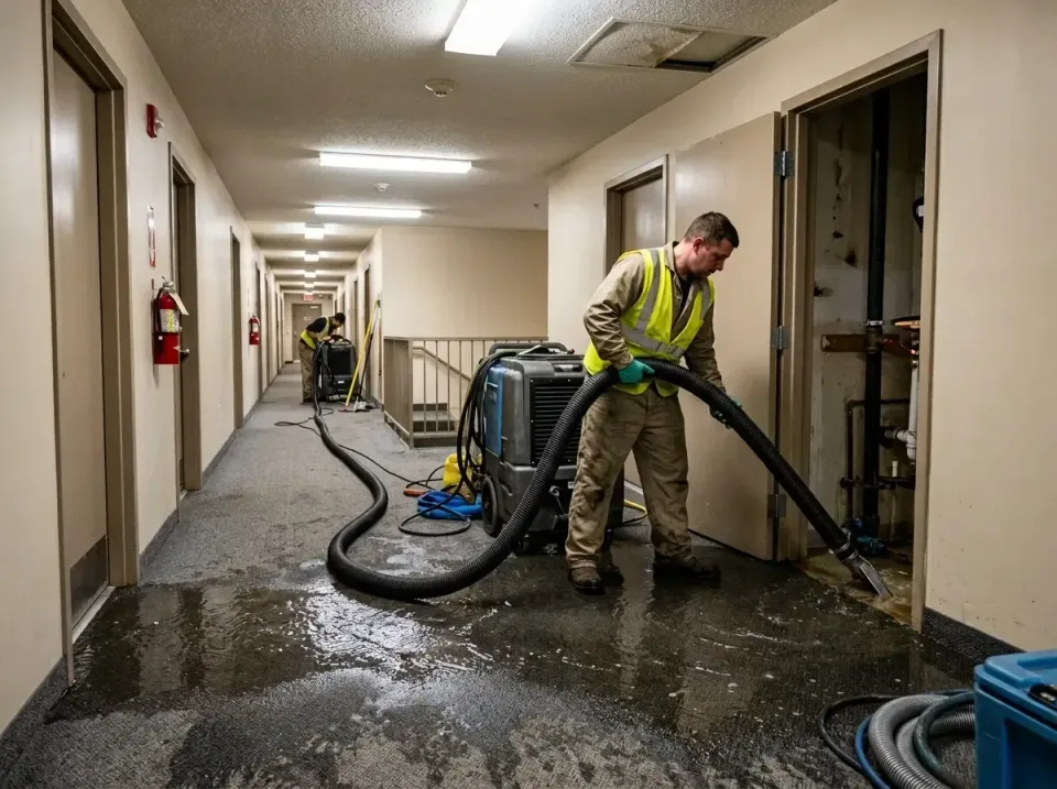 multi-unit-apartment-hallway-f-005 — frequently asked questions, Emergency Burst Pipe Water Extraction & Removal in Shenando…